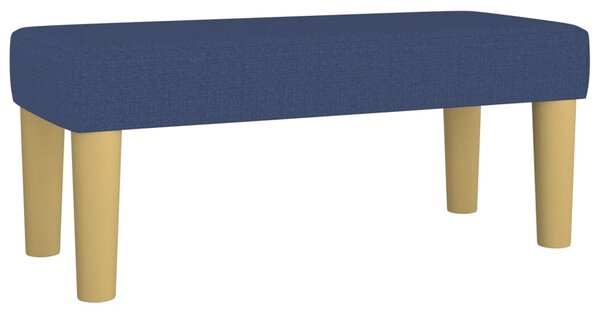 Box spring postel s matrací modrá 80x200 cm textil 3137275