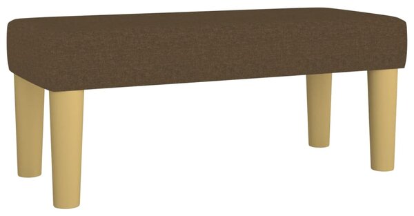 Box spring postel s matrací tmavě hnědá 80x200 cm textil 3137352