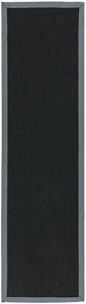 Černý běhoun Flopsy Grey Rozměry: 68x300 cm