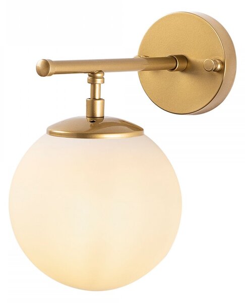Opviq Nástěnná lampa Roe zlatá/bílá
