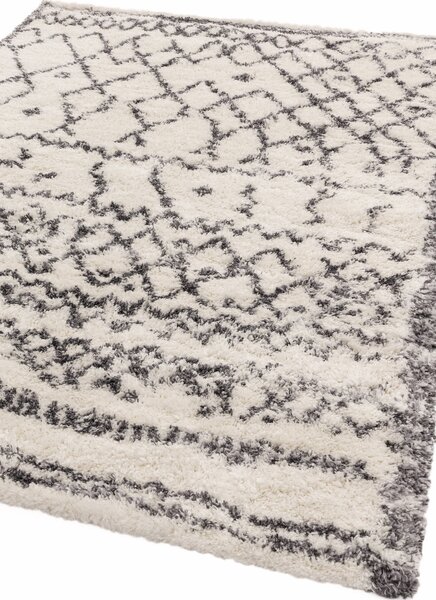 Šedý koberec Bardie Grey Cream Rozměry: 120x170 cm