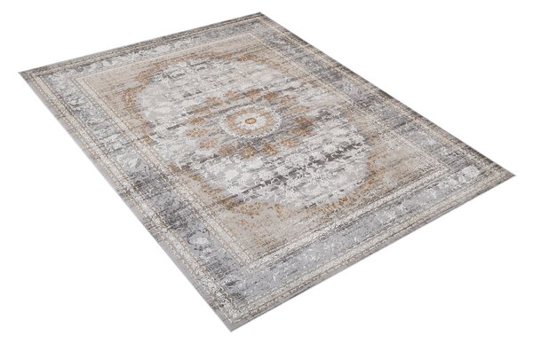 Makro Abra Klasický kusový koberec HERA TP58D světle šedý Rozměr: 80x150 cm