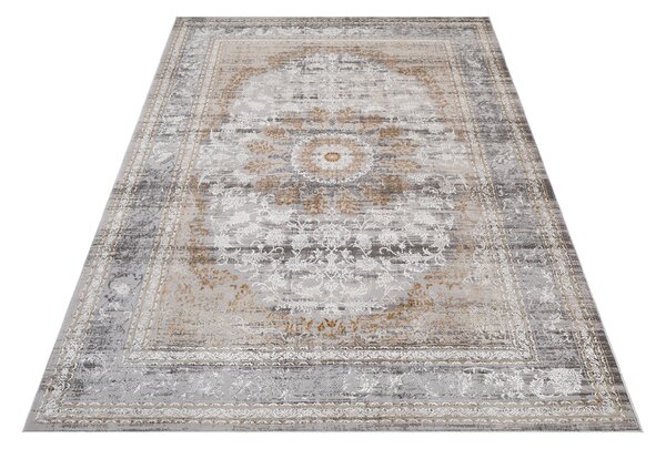 Makro Abra Klasický kusový koberec HERA TP58D světle šedý Rozměr: 80x150 cm