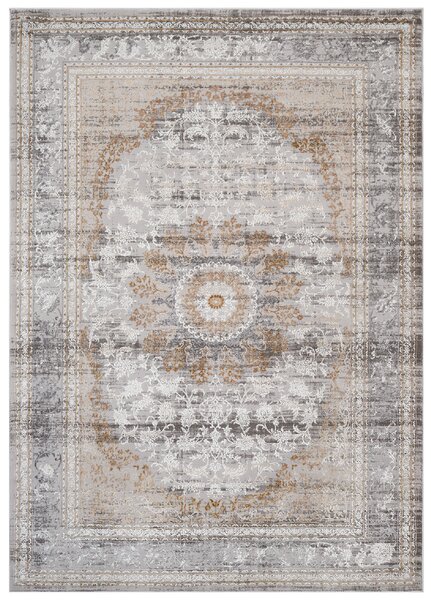 Makro Abra Klasický kusový koberec HERA TP58D světle šedý Rozměr: 80x150 cm