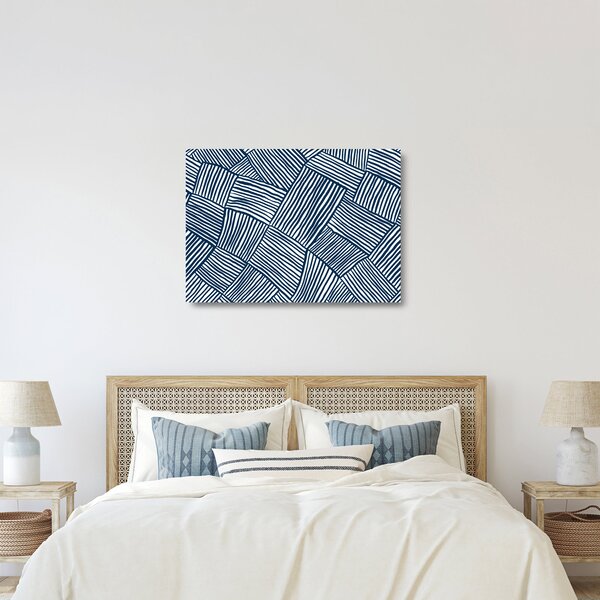 Skleněný obraz - 3D linie (70x50 cm)
