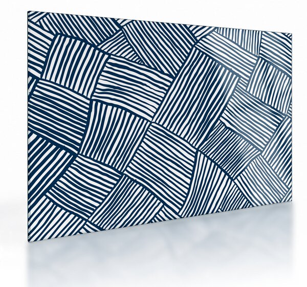 Skleněný obraz - 3D linie (70x50 cm)