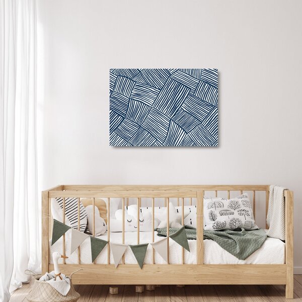 Skleněný obraz - 3D linie (70x50 cm)