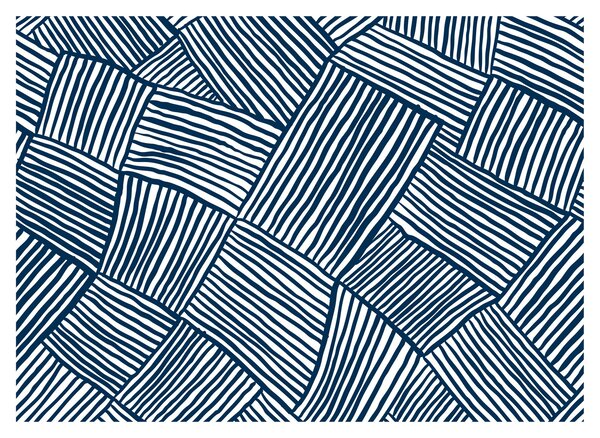 Skleněný obraz - 3D linie (70x50 cm)