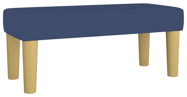 Box spring postel s matrací modrá 80x200 cm textil 3137355