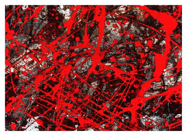 Skleněný obraz - Expresivní abstrakce (70x50 cm)
