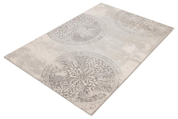 Kusový koberec vlněný Agnella Isfahan M Asyria Popiel šedý Rozměr: 160x240 cm