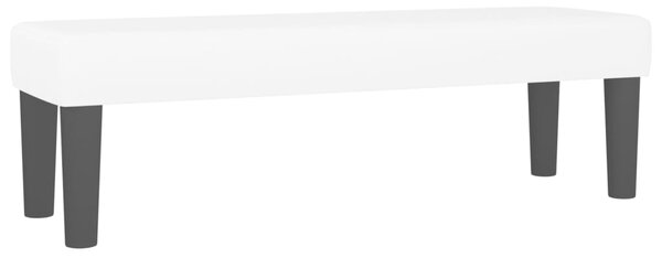 Box spring postel s matrací bílá 140 x 190 cm umělá kůže 3137540