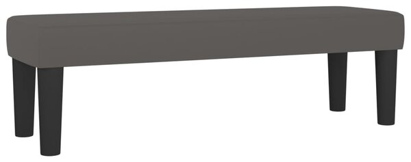 Box spring postel s matrací šedá 200x200 cm umělá kůže 3137567