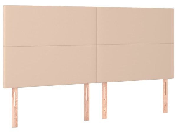 Box spring postel s matrací cappuccino 180 x 200 cm umělá kůže 3137562