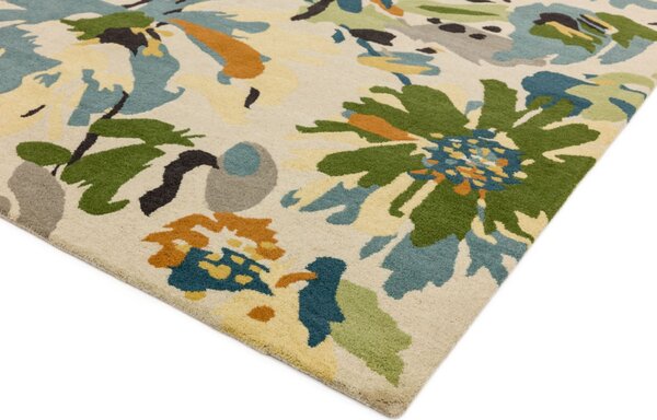 Barevný koberec Jigsaw Floral Green Rozměry: 160x230 cm