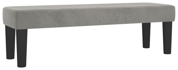 Box spring postel s matrací světle šedá 140x190 cm samet 3137899