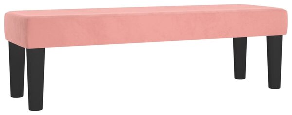 Box spring postel s matrací růžová 200x200 cm samet 3137988