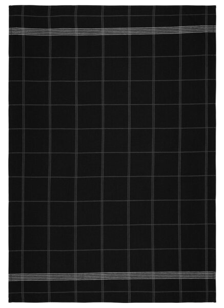 -25 % Dny MOMENTI– Södahl Černá bavlněná utěrka Minimal 50 x 70 cm