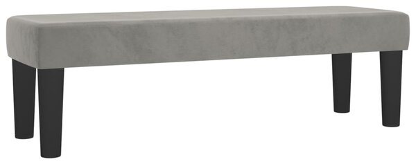 Box spring postel s matrací světle šedá 160x200 cm samet 3137731