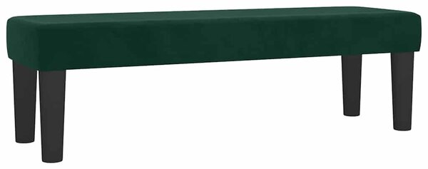 Box spring postel s matrací tmavě zelená 140x190 cm samet 3137902