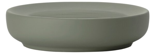 Zone Denmark Olivově zelená porcelánová miska na mýdlo Ume