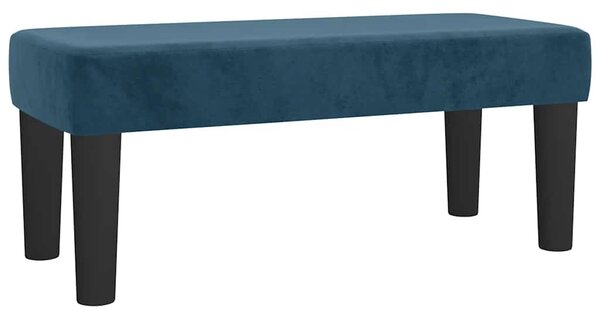 Box spring postel s matrací tmavě modrá 80 x 200 cm samet 3137813