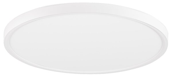Bílé plastové stropní LED světlo Nova Luce Dixie 40 cm