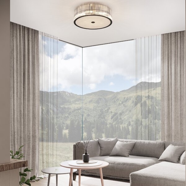 -25 % Dny MOMENTI– Skleněné stropní světlo Nova Luce Barok 47 cm