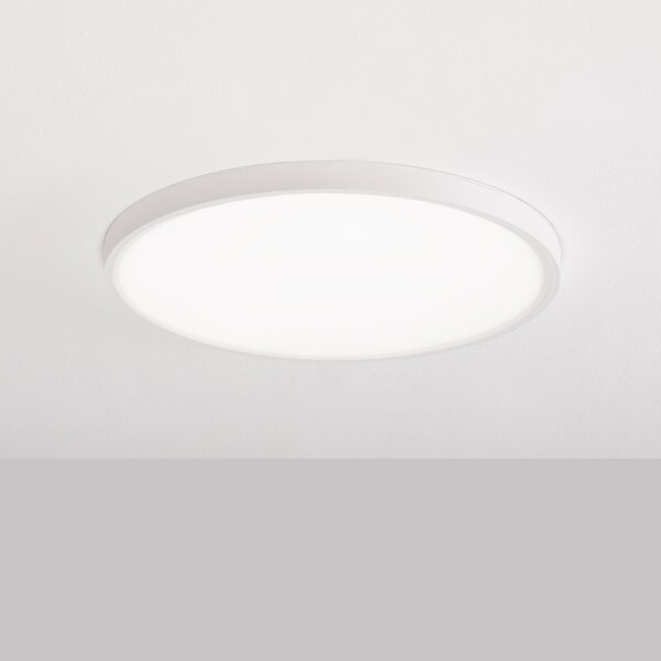 Bílé plastové stropní LED světlo Nova Luce Dixie 40 cm