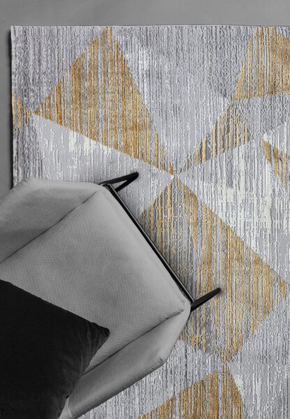 Žlutý koberec Volter Block Yellow Rozměry: 120x170 cm