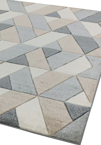 Šedý koberec Furla Rhombus Grey Rozměry: 200x290 cm