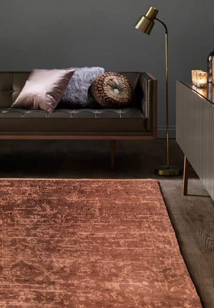 Hnědý koberec Volti Abstract Rust Rozměry: 120x180 cm