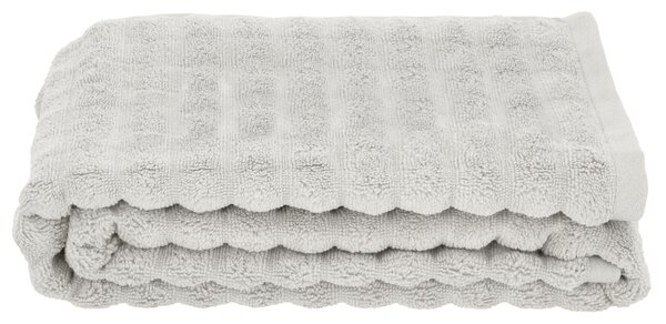 Zone Denmark Světle šedá bavlněná osuška Inu 70 x 140 cm