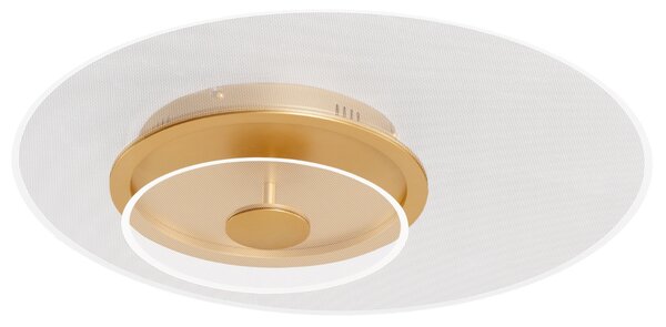 Zlaté kovové stropní LED světlo Nova Luce Copo 60 cm