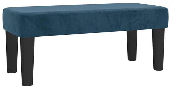 Box spring postel s matrací tmavě modrá 120 x 200 cm samet 3137897