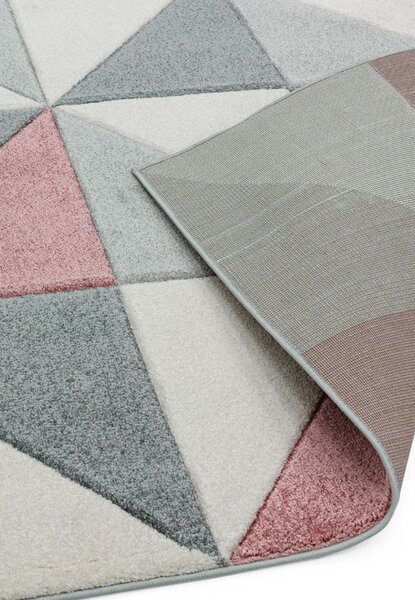 Růžový koberec Furla Cubic Pink Rozměry: 120x170 cm