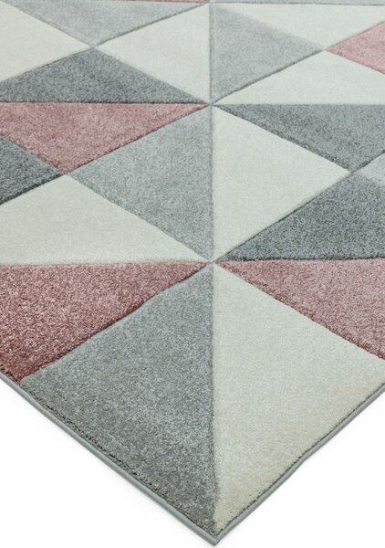 Růžový koberec Furla Cubic Pink Rozměry: 120x170 cm