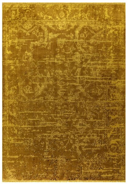 Žlutý koberec Volti Abstract Gold Rozměry: 120x180 cm