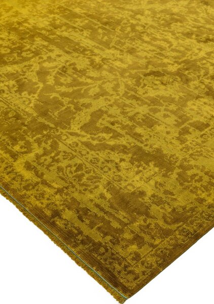 Žlutý koberec Volti Abstract Gold Rozměry: 120x180 cm