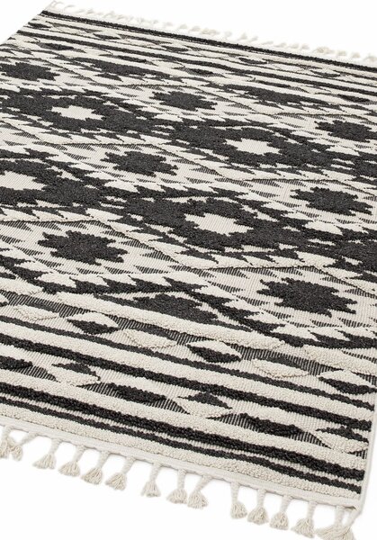 Černý koberec Lendl Black Rozměry: 80x240 cm