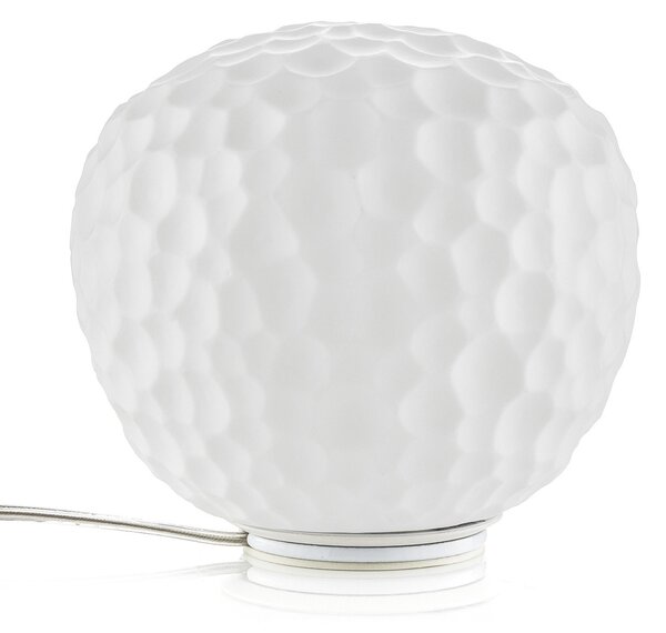 Stolní lampa Artemide, Meteorite, Bílá, Obývací pokoj, Sklo, Design
