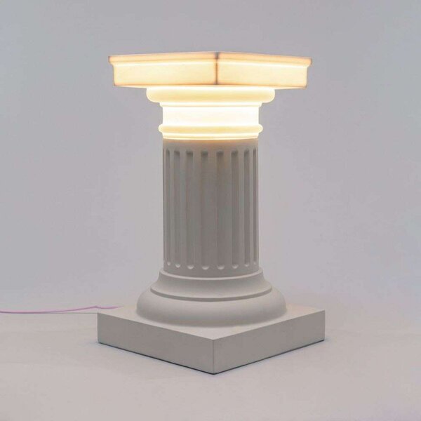 Stolní lampa SELETTI, Bílá, Obývací pokoj, Ostatní