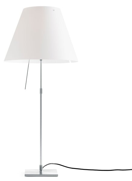 Stolní lampa Luceplan, Costanza, stmívatelné, Bílá, Obývací pokoj, Kov, Design