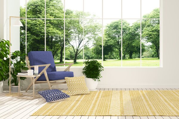 Tribeca Design Kusový koberec Bolla Mustard Rozměry: 120x170 cm