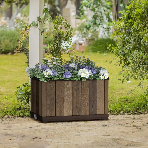 Plastový samozavlažovací květináč Deco Rectangle – Keter
