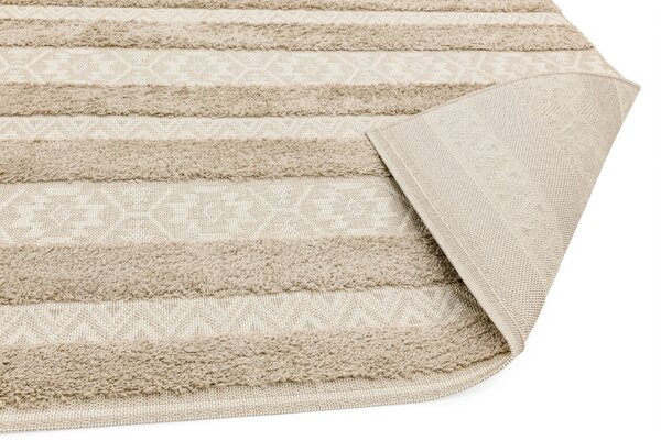 Tribeca Design Kusový koberec Mola Natural/Cream Stripe Rozměry: 80x150 cm