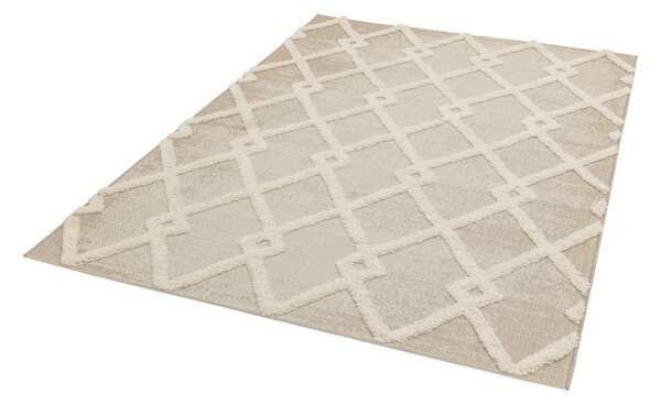 Tribeca Design Kusový koberec Mola Beige/Cream Diamond Rozměry: 80x150 cm