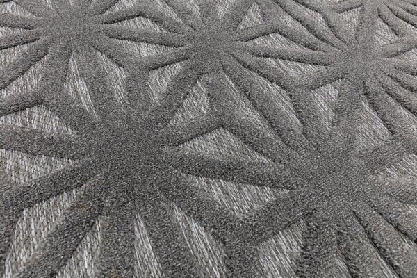 Tribeca Design Kusový koberec Secco Anthracite Star Rozměry: 80x150 cm