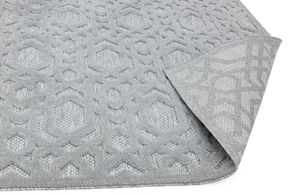 Tribeca Design Kusový koberec Secco Silver Geometric Rozměry: 80x150 cm