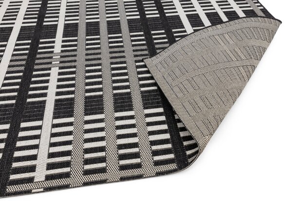 Tribeca Design Kusový koberec Granton Black Grid Rozměry: 120x170 cm